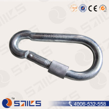 Commercial Type Zinc Plated Snap Hooks with Screw